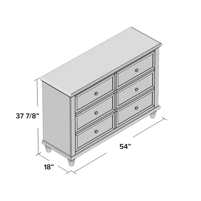 Three Posts Rae Drawer Dresser Reviews Wayfair